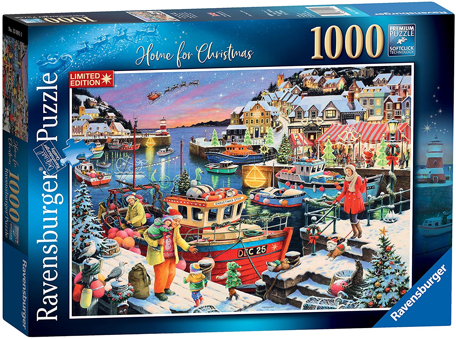 Ravensburger Limited Edition Home for Christmas 1000 Piece Puzzle image 0